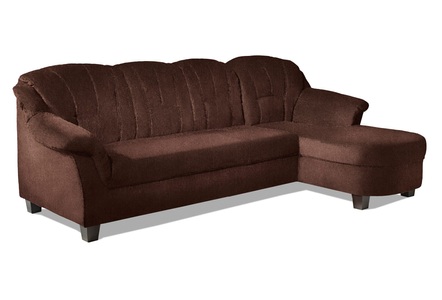 HOME AFFAIRE, Home affaire Ecksofa »Budapest«, wahlweise mit Bettfunktion, mit Recamiere oder Ottomane, 