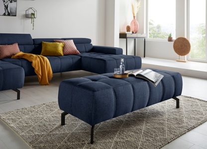 DOMO collection, DOMO collection Sitzhocker, DOMO collection Polsterhocker »Cunelli«, passend zur 