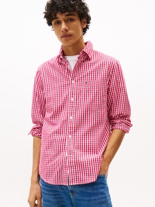 Tommy Hilfiger Langarmhemd »FLEX POPLIN GINGHAM SHIRT«