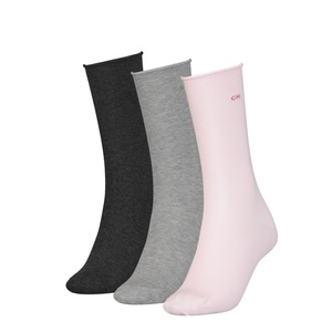 Calvin Klein Jeans Socken »CK WOMEN SOCK 3P ROLL TOP«, (3 Paar)