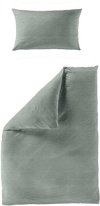 BIERBAUM Bettwäsche »4134«, Premium Mako-Satin Seersucker, 100 % Baumwolle, bügelfrei