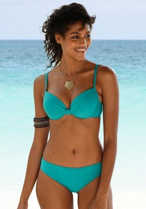 S.OLIVER BEACHWEAR, s.Oliver Beachwear Bügel-Bikini-Top »Spain«, s.Oliver Bügel-Bikini-Top »Spain«, mit geraffter Mitte