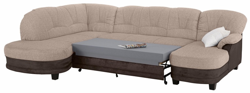 HOME AFFAIRE, Home affaire Wohnlandschaft »Camelita«, wahlweise mit Bettfunktion, 