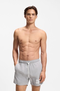 HUGO underwear, HUGO Underwear Badehose "Paolo" mit Stack-Logo, Tunnelzug