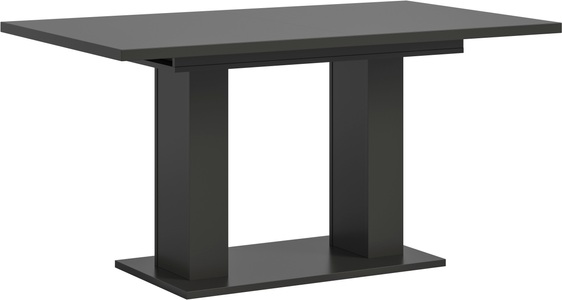 INOSIGN Esstisch »Motus, ausziehbar 150 -190 cm, inklusive 40 cm Einlegeplatte«, (Set, 1 St.), Doppelsäulengestell mit Bodenplatte, Tisch, Esstisch, Küche