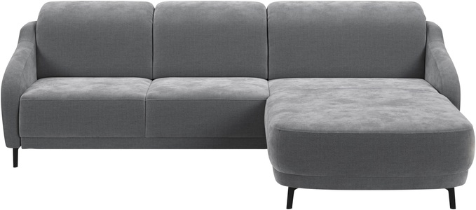 sit&more Ecksofa »Blues L-Form« wahlweise mit Klapptisch und USB