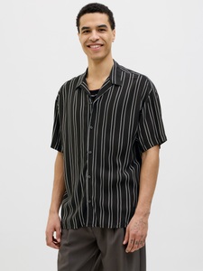 Jack & Jones Kurzarmhemd »JJEJEFF STRIPE RESORT SHIRT SS SN«, mit Streifen Muster