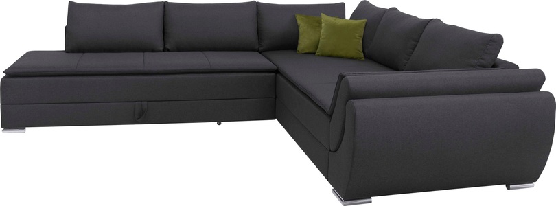 INOSIGN, INOSIGN Ecksofa »Göteborg«, mit Boxspring-Bettfunktion und Bettkasten, Dauerschlaffunktion inkl. Topper, INOSIGN Ecksofa »Göteborg«, mit Boxspring-Bettfunktion und Bettkasten, Dauerschlaffunktion, Topper