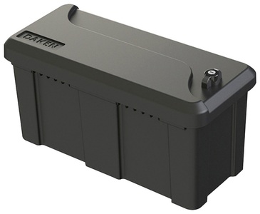 LAS, Werkzeugkiste-Deichselbox 30 kg Polypropylen LAS 11790 56 cm x 27 cm x 25 cm, LAS Anhänger-Deichselbox, 23 l