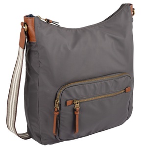 camel active, camel active Hobo, camel active Hobo »Bari«, aus hochwertigem matten Nylon mit gestreiftem Gewebeband