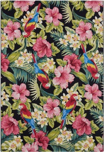 Hanse Home, HANSE Home Outdoorteppich »Tropical Feeling«, rechteckig, 3 mm Höhe, strapazierfähig, robust, pflegeleicht, fussbodenheizungsgeeignet, HANSE Home Outdoorteppich »Tropical Feeling«, rechteckig, 3 mm Höhe, In-& Outdoor, Teppich, Wetterfest, Balkon, Garten, Wohnzimmer, Floral