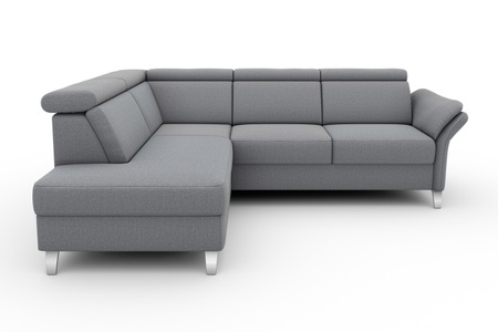 SIT&MORE, sit&more Ecksofa, sit&more Ecksofa »Vincenzo L-Form«, inklusive Kopfteilverstellung, wahlweise mit Bettfunktion, Bettkasten