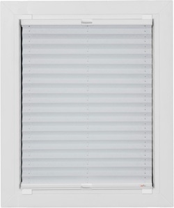 SUNLINES, sunlines Klebe-Plissee »One Size Style Crush«, blickdicht, ohne Bohren, verspannt, 