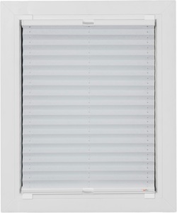 SUNLINES, sunlines Klebe-Plissee »One Size Style Crush«, blickdicht, ohne Bohren, verspannt, 