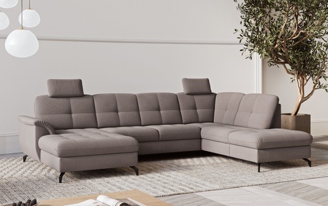 sit&more Wohnlandschaft »Zora U-Form«, wahlweise mit Bettfunktion und Bettkasten