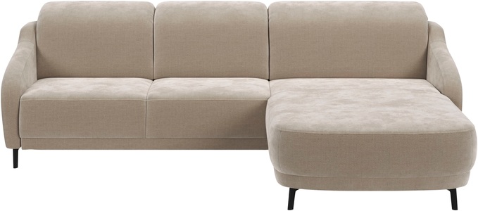 sit&more Ecksofa »Blues L-Form« wahlweise mit Klapptisch und USB