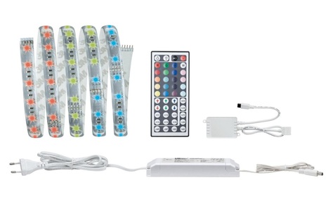 Paulmann, Paulmann MaxLED RGB 70674 LED-Streifen-Basisset EEK: LED (A++ - E) mit Stecker 24 V 150 cm RGB, 