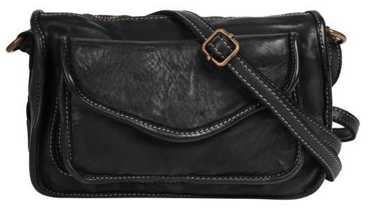 CLUTY, Cluty Umhängetasche, Cluty Umhängetasche, echt Leder, Made in Italy