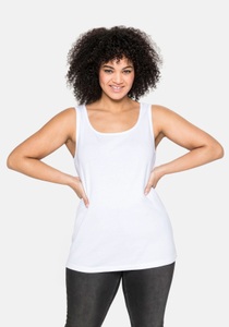 Sheego Tanktop, aus reiner Baumwolle