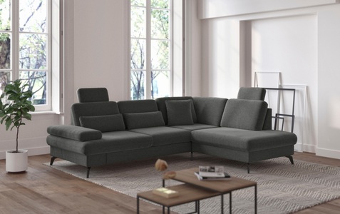sit&more Ecksofa »Morris L-Form inkl. Sitztiefenverstellung«, wahlweise mit Bettfunktion, Bettkasten und Armteilverstellung