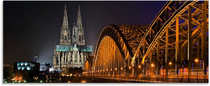 Artland Glasbild »Kölner Dom«