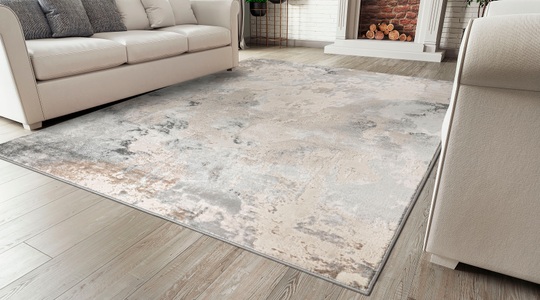 Home affaire Teppich »Hamar«, rechteckig, 8 mm Höhe, weiche Haptik, Marmor-Optik
