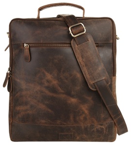 BAGAN, Bagan Laptoprucksack, Bagan Laptoprucksack, echt Leder