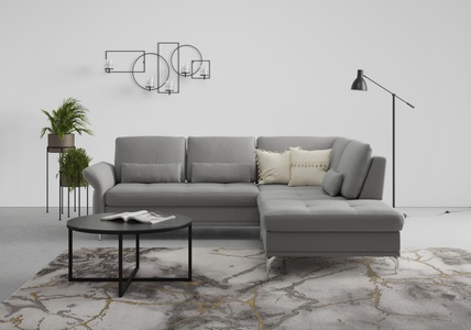 INOSIGN, INOSIGN Ecksofa »Palm Beach«, Federkern, mit Sitztiefenverstellung, wahlweise mit Bettfunktion, Bettkasten und Armteilverstellung, INOSIGN Ecksofa »Palm Beach L-Form«, Federkern, mit Sitztiefenverstellung, wahlweise mit Bettfunktion