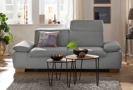 HOME AFFAIRE, Home affaire 2-Sitzer »Maven«, mit Kopfteil- und Armlehn-Verstellung, Federkern, 