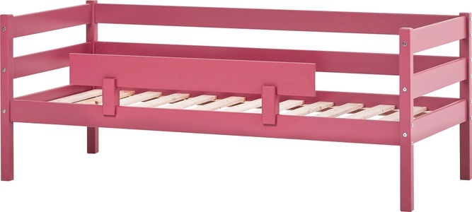 Hoppekids, Hoppekids Einzelbett »IDA-MARIE«, (Set), inklusive Matratze, wahlweise mit Absturzsicherung, Hoppekids Einzelbett »ECO Comfort Kinderbett, Kiefer Massivholz, Jugendbett inkl. Rollrost«, 70x160 cm, wahlweise in verschieden Farben/ Matratze/ Absturzsicherung