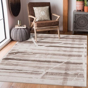 Carpet City, Carpet City Teppich »Moda«, rechteckig, 11 mm Höhe, Kurzflor, Modern, Streifen-Muster, Wohnzimmer, Carpet City Teppich »Moda«, rechteckig, 11 mm Höhe, Kurzflor, Streifen-Muster, Weicher Flor