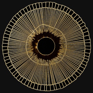 LEONIQUE, Leonique Leinwandbild »Das Auge«, Abstrakt, (1 St.), Akustikbild mit sehr guten Schallabsorptions-Eigenschaften, Leonique Leinwandbild »Das Auge«, Abstrakt-Abstrakte-Kunst-Modern, (1 St.), Akustikbild mit sehr guten Schallabsorptions-Eigenschaften