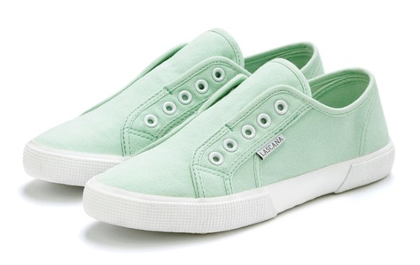 Lascana, LASCANA Sneaker, LASCANA Sneaker »Slip-On-Sneaker«, Slipper, Halbschuh, bequem zum Reinschlüpfen