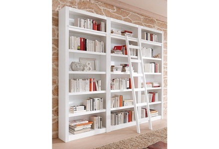 HOME AFFAIRE, Home affaire Bücherwand »Bergen«, aus schönem massivem Kiefernholz, 3 tlg., Home affaire Bücherwand »Bergen«, aus schönem massivem Kiefernholz, 3 tlg.