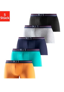 H.I.S Hipster, (Packung, 5 St.), mit Streifen und Markenlogo im Bund