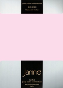 Janine, Elastik-Jersey-Spannbetttuch Janine weiss Größe: 019, Janine Spannbettlaken »ELASTIC 5002«, für Matratzen bis 35 cm Höhe, 95% Baumwolle, hochwertig, langlebig