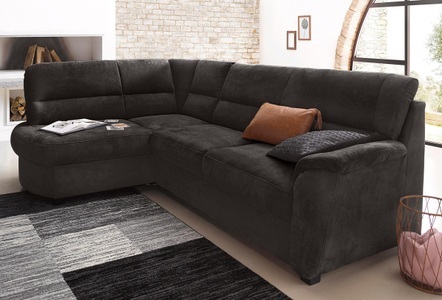 SIT&MORE, sit&more Ecksofa, sit&more Ecksofa »Pandora L-Form«, wahlweise mit Bettfunktion und Bettkasten