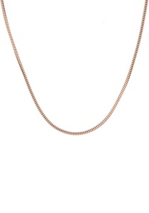 FIRETTI, Firetti Edelstahlkette »Schlangenkettengliederung, 1, 5 mm breit«, Firetti Edelstahlkette »Schmuck Geschenk Schlangenkettengliederung, 1,5 mm breit«, Made in Germany
