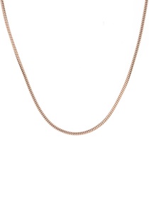 FIRETTI, Firetti Edelstahlkette »Schlangenkettengliederung, 1, 5 mm breit«, Firetti Edelstahlkette »Schmuck Geschenk Schlangenkettengliederung, 1,5 mm breit«, Made in Germany