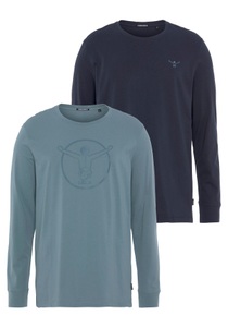 Chiemsee Langarmshirt, (2er-Pack)