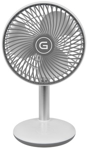 undefined, Tischventilator Gutfels Venti 3010 R, 4 Geschwindigkeitstufen, 2 Modi, neigbar, Akkubetrieb bis 12 h, weiss, Tischventilator Gutfels Venti 3010 R, 4 Geschwindigkeitstufen, 2 Modi, neigbar, Akkubetrieb bis 12 h, weiss