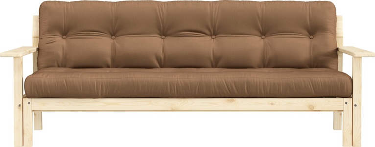 Karup Design, Karup Design Schlafsofa »Unwind«, Mit Holzstruktur, inkl. Futonmatratze, Liegefläche 130x190 cm, Karup Design Schlafsofa »Unwind«, Mit Holzstruktur, inkl. Futonmatratze, Liegefläche 130x190 cm