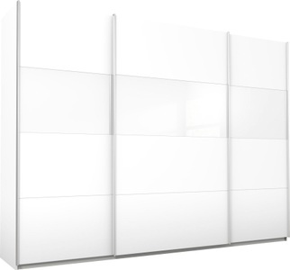 rauch ORANGE, rauch ORANGE Schwebetürenschrank »Quadra«, mit Glaselementen, rauch Schwebetürenschrank »Quadra BESTSELLER Schrank Schlafzimmerschrank in vielen Breiten«, Kleiderschrank Garderobenschrank mit Glaselementen