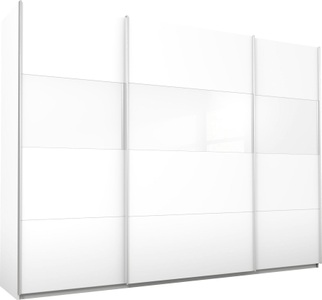 rauch ORANGE, rauch ORANGE Schwebetürenschrank »Quadra«, mit Glaselementen, rauch Schwebetürenschrank »Quadra BESTSELLER Schrank Schlafzimmerschrank in vielen Breiten«, Kleiderschrank Garderobenschrank mit Glaselementen