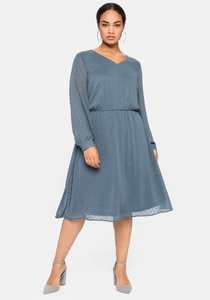 Sheego Chiffonkleid »Abendkleid«