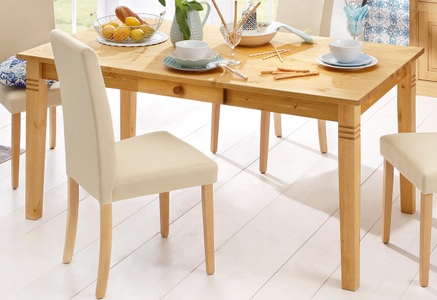 HOME AFFAIRE, Home affaire Esstisch, wahlweise mit Schublade, Home affaire Esstisch, wahlweise mit Schublade, aus massiver Kiefer, FSC®-zertifiziert