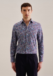 Seidensticker, seidensticker Businesshemd »Slim«, Slim Langarm Kentkragen Paisley, 