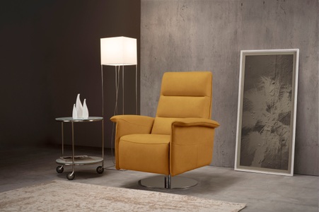 Egoitaliano, Egoitaliano Sessel »Kelly«, drehbar, manuelle Relaxfunktion mit Push-Back-Mechanismus, Egoitaliano Sessel »Kelly Designsessel«, drehbar, manuelle Relaxfunktion mit Push-Back-Mechanismus