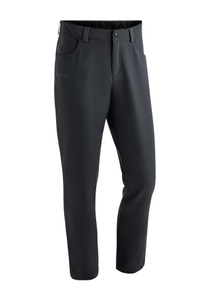 Maier Sports, Maier Sports Charles Hose Herren schwarz EU 28 (Kurz) 2021 Trekking- & Wanderhosen, Maier Sports Funktionshose »Charles«, Herren Outdoorhose, elastische Hose mit Fleece Innenseite, Regular fit