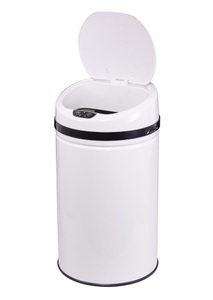 ECHTWERK, ECHTWERK Mülleimer »INOX WHITE«, 1 Behälter, Infrarot-Sensor, Fassungsvermögen 42 Liter, ECHTWERK Mülleimer »INOX WHITE«, 1 Behälter, Infrarot-Sensor, Korpus aus Edelstahl, Fassungsvermögen 42 Liter